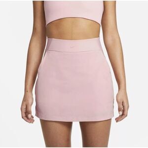 Nike Womens Dri-Fit Bliss Mid-Rise Training Skort Skirt Blush Pink Small